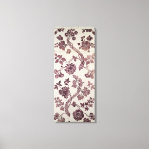 Design for a silk damask, 1752 (pencil and w/c on canvas print