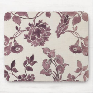 Design for a silk damask, 1752 (pencil and w/c on mouse mat