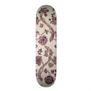 Design for a silk damask, 1752 (pencil and w/c on skateboard