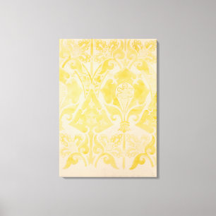 Design for a velvet or silk brocatelle, 1850 (penc canvas print