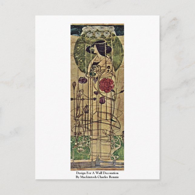 Design For A Wall Decoration Postcard (Front)