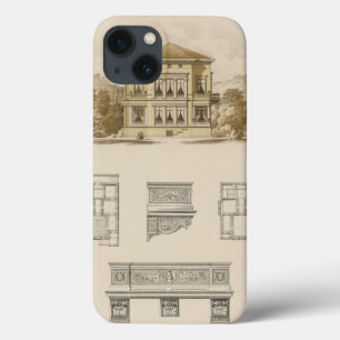 Design for an Estate with Interior Plans iPhone 13 Case