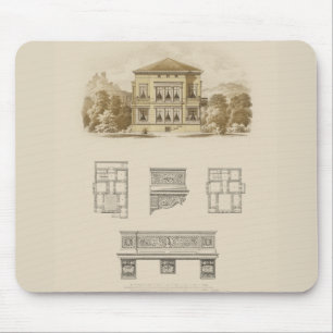 Design for an Estate with Interior Plans Mouse Mat