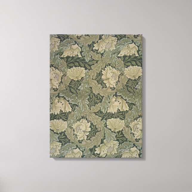 Design for 'Lea' wallpaper, 1885 Canvas Print (Front)