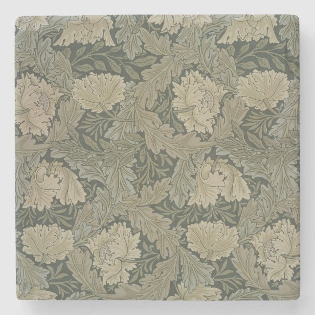 Design for 'Lea' wallpaper, 1885 Stone Coaster (Front)