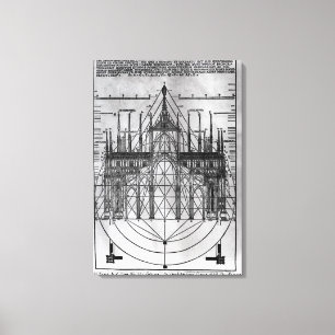 Design for Milan Cathedral Canvas Print