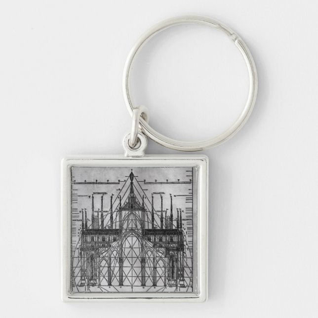 Design for Milan Cathedral Key Ring (Front)