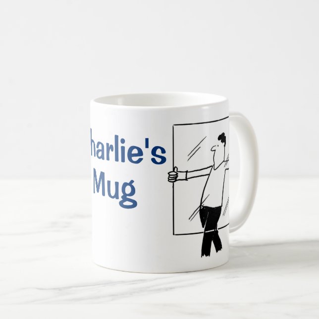 Design for the Glazier or Window Repairer Coffee Mug (Front Right)