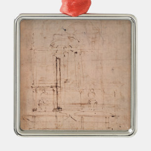 Design for the tomb of Pope Julius II Metal Tree Decoration