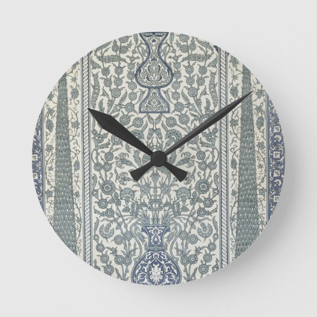 Design from Mosque of Ibrahym Agha, from 'Arab Art Round Clock (Front)
