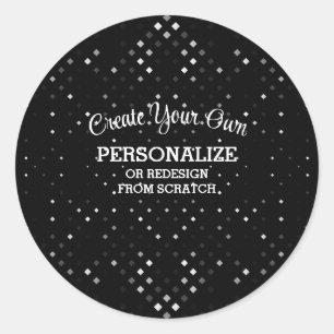 Design From Scratch - Classic Round Sticker