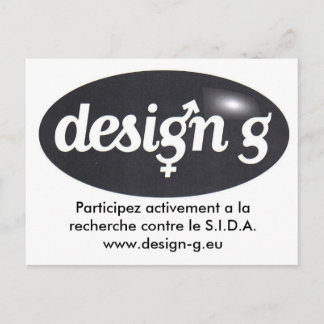 Design-G, Participez activement a la recherche ... Postcard