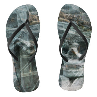 design Gothic Flip Flops