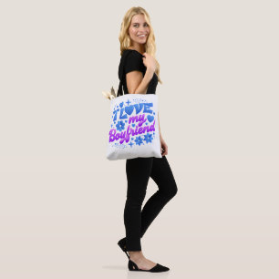Design-I love my boyfriend Tote Bag