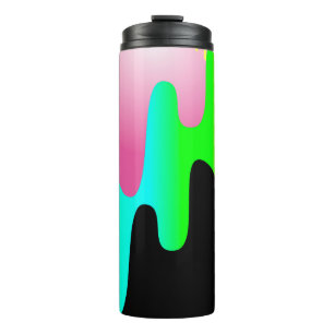 design illustration frame with circle conceptart,  thermal tumbler