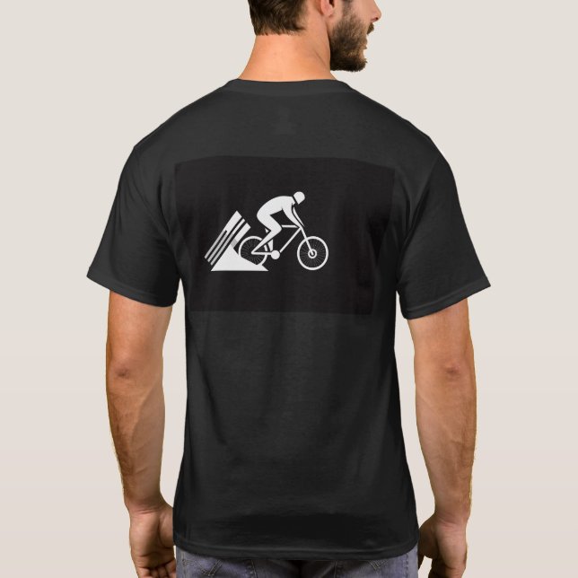 design illustration of bike T-Shirt (Back)