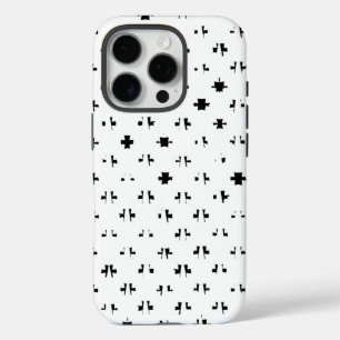 Design in Black and White iPhone 16 Pro Case