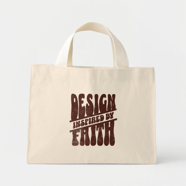 Design Inspired By Faith Mini Tote Bag (Front)