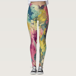Design-Leggings mit ausgefallenem Muster  Leggings