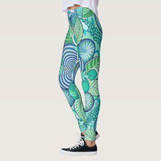 design leggings with a failed pattern