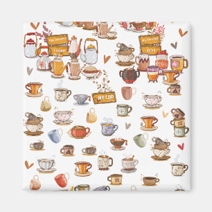 Design Of Beautiful Glasses, Teapots, Cups & More Magnet