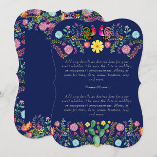 Design Own Folk Art Invitation ANY EVENT