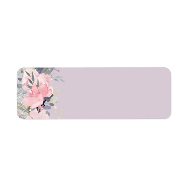 Design Own Pretty Girly Pink Floral Stationery (Front)