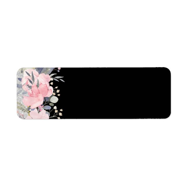 Design Own Pretty Girly Pink Floral Stationery (Front)