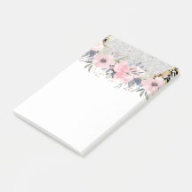 Design Own Pretty Girly Pink Floral Stationery