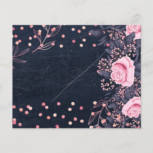 Design OWN Rosegold Metallic Event Business Flyer (Front)