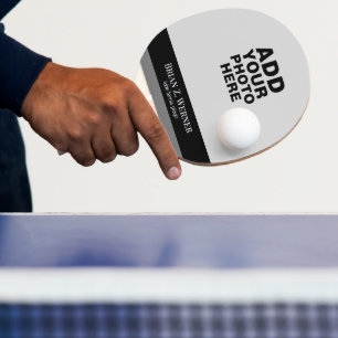 Design Photo Ping Pong Paddle with Name