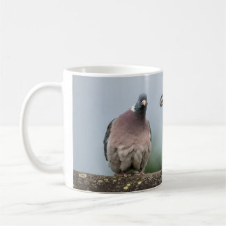 design pigeon in the morning coffee mug