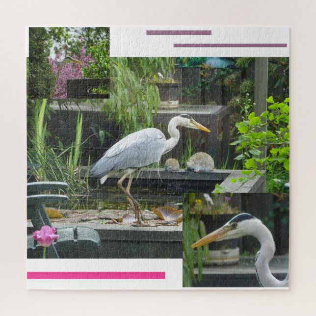 Design Puzzle: Blue Heron Jigsaw Puzzle (Vertical)