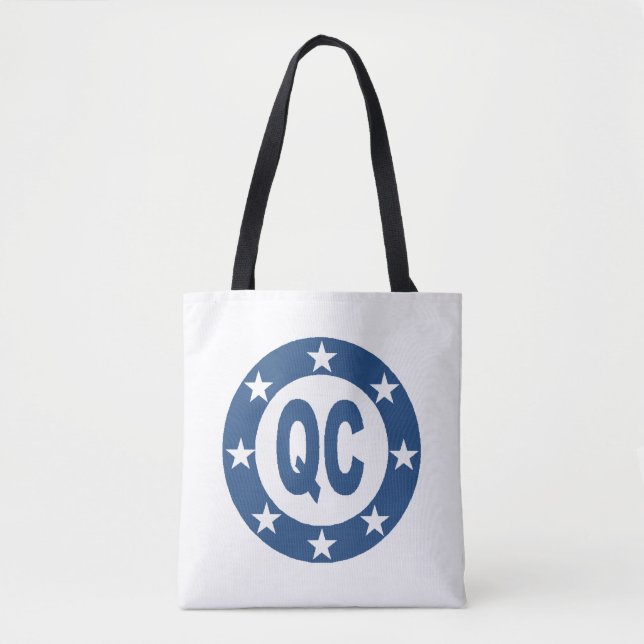 DESIGN QUEBEC medium shoulder tray Tote Bag (Front)