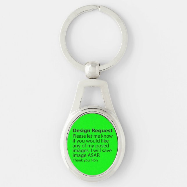 Design Request Keychain (Front)