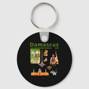 Design Shirt Damascus Syria Heritage Old City Key Ring