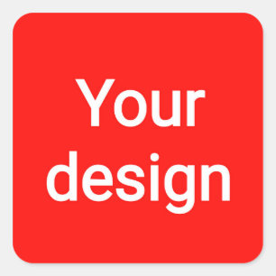 Design square sticker