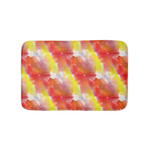 Design texture watercolor background bath mat