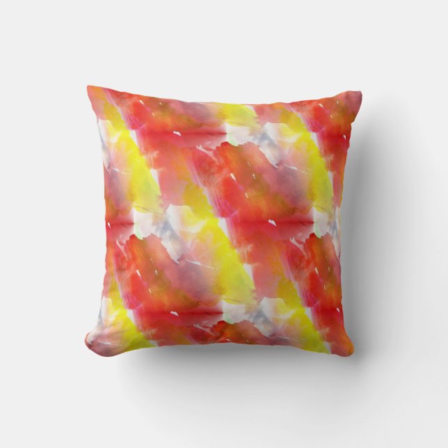 Design texture watercolor background cushion (Front)