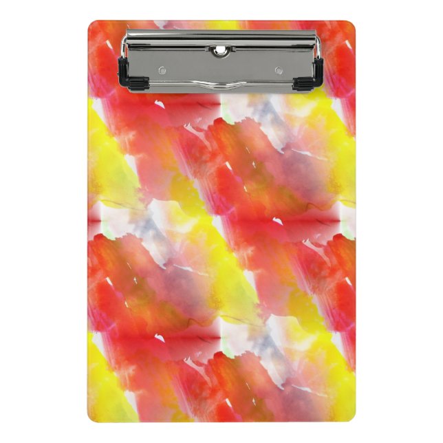 Design texture watercolor background mini clipboard (Front)