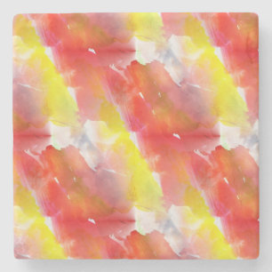 Design texture watercolor background stone coaster