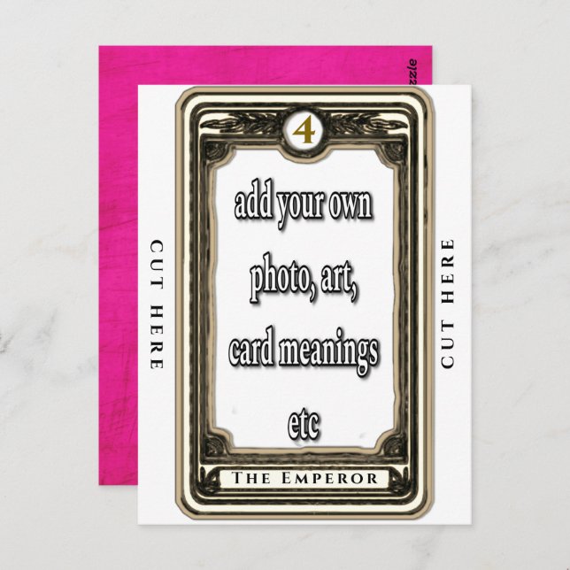 Design The Emperor Tarot Card (Front/Back)