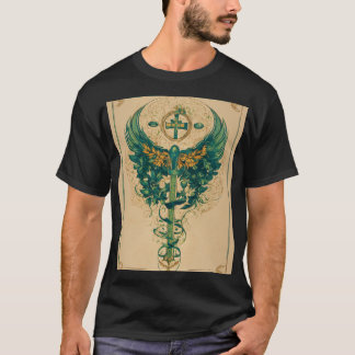 Design Title: "Memento Mori: Embrace the Shadows" T-Shirt