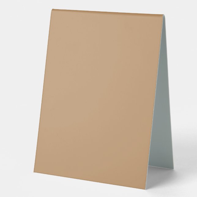 Design with a Brown Background and White Border (Front)