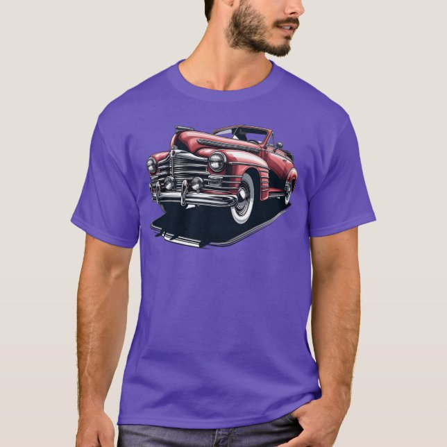 design with a classic car friend family T-Shirt (Front)