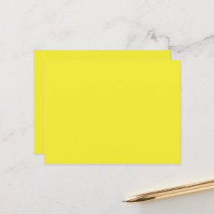 Design with a Yellow Background and Black Border Postcard