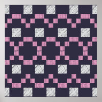 Design with manual hatching. Ethnic boho ornament.