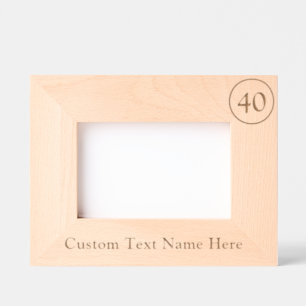 Design Your Annversary or Birthday Etched Frame