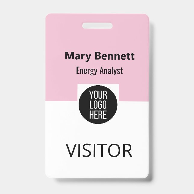 Design Your Badge Online | Custom Name Badge Maker ID Badge (Front)