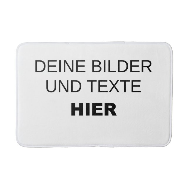 Design your bath mat - creative gift (Front)
